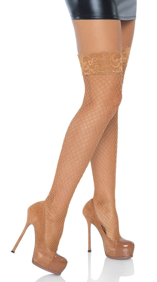 Stay Up Lycra Industrial Fishnet Thigh High