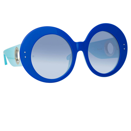 Paco Rabanne Donyale Oversized Sunglasses - Blue