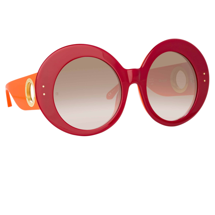 Paco Rabanne Donyale Oversized Sunglasses - Red