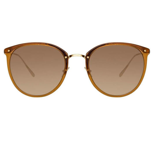 Calthorpe Oval Sunglasses - Brown