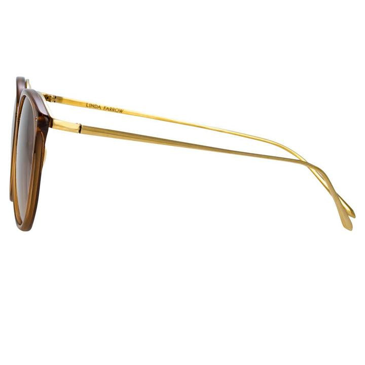 Óculos de Sol Ovais Calthorpe - Marrom