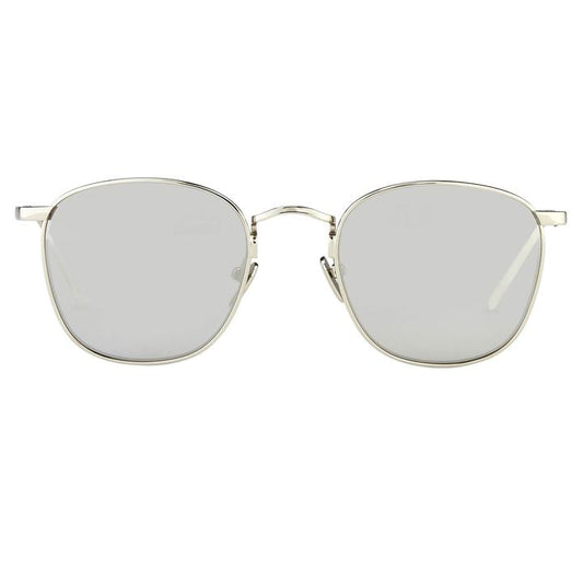Simon C2 Square Sunglasses - White Gold/ Silver