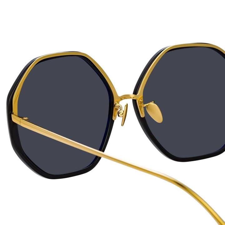 Alona Oversized Sunglasses - Black