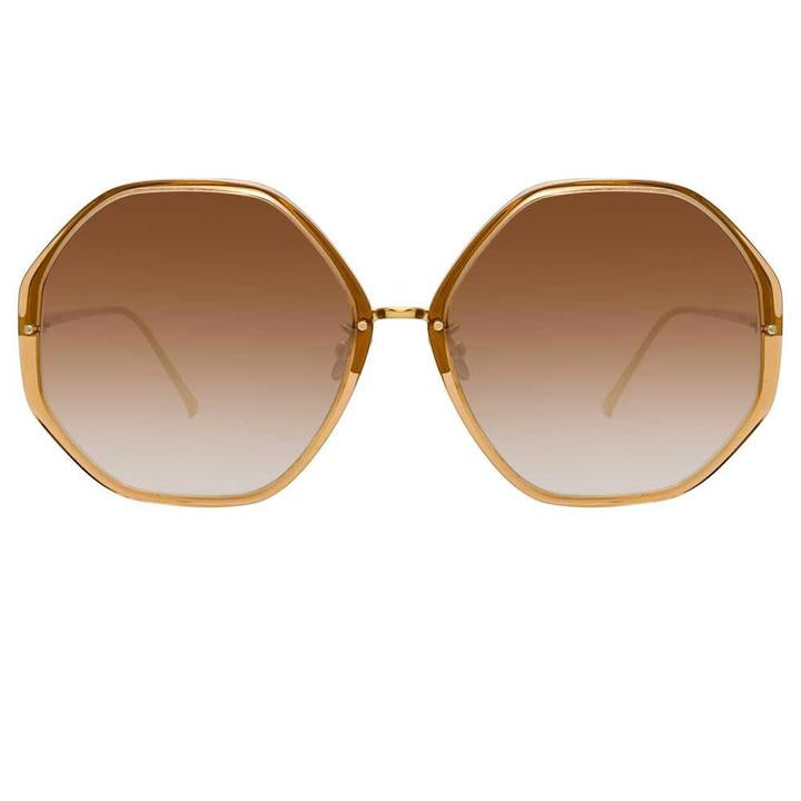 Alona Oversized Sunglasses - Brown