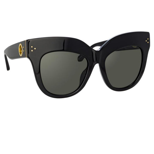 Dunaway Oversized Sunglasses - Black