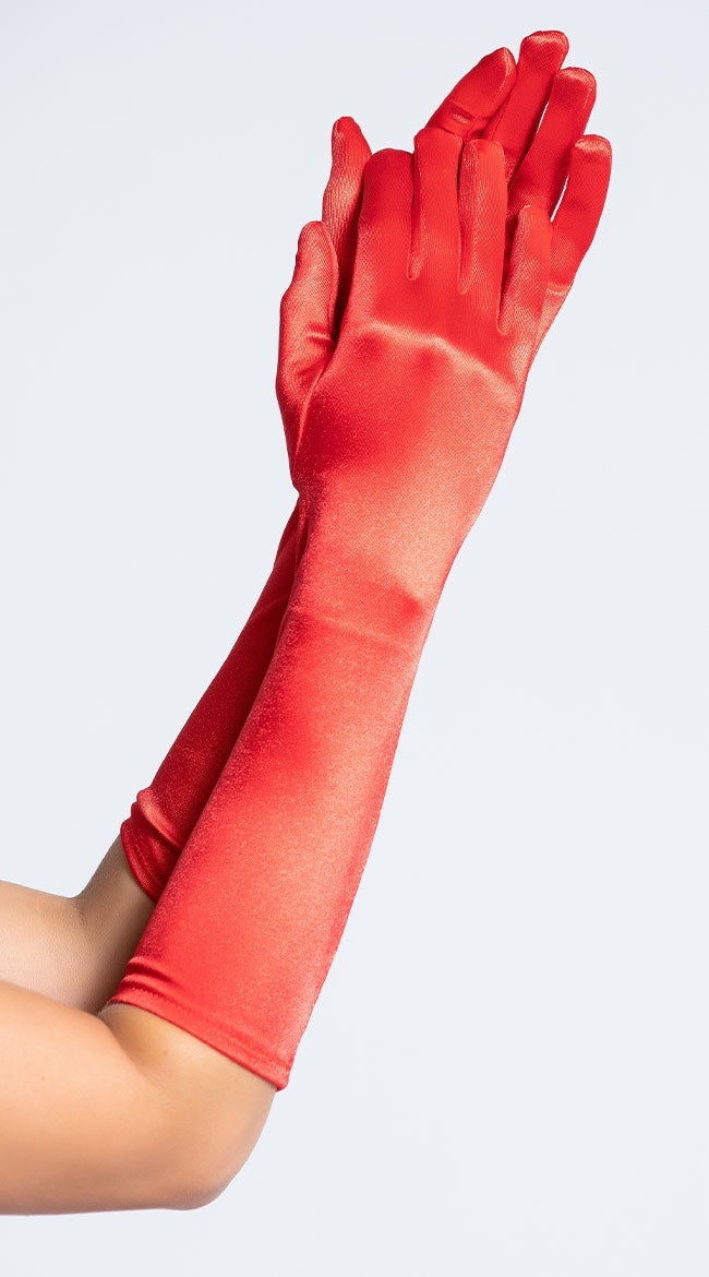 Satin Gloves