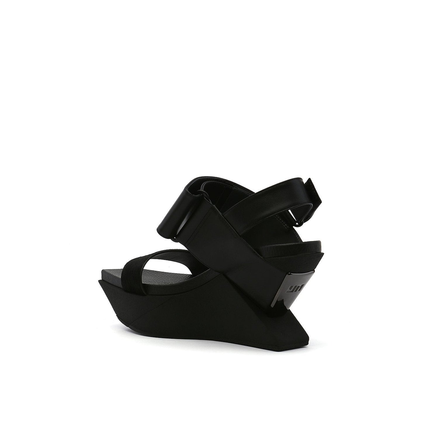 Sapatos Senhora Delta Wedge Sandal - Black