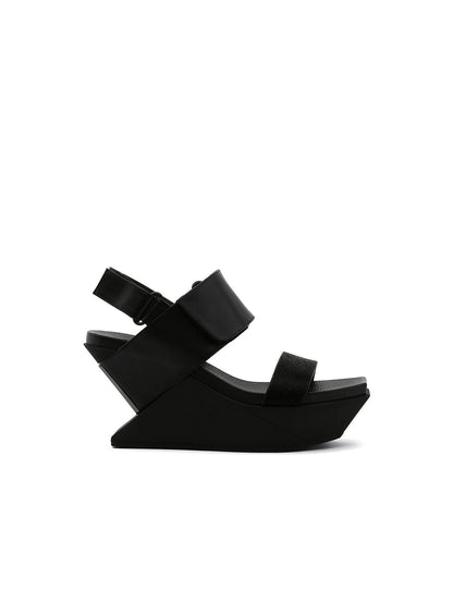 Zapatos Mujer Delta Wedge Sandal - Black