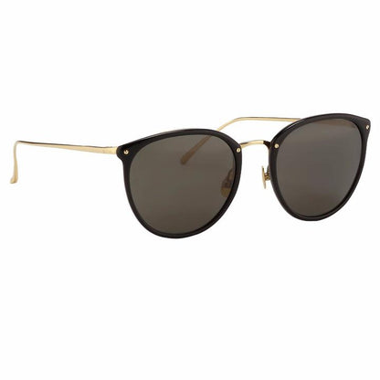 Calthorpe Oval Sunglasses - Black